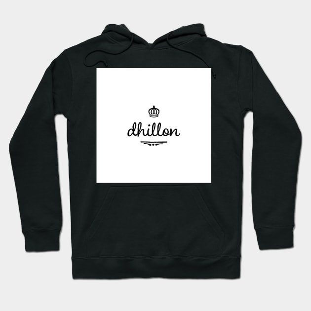 Dhillon is the name of a Jatt Tribe of Northern India and Pakistan Hoodie by PUTTJATTDA